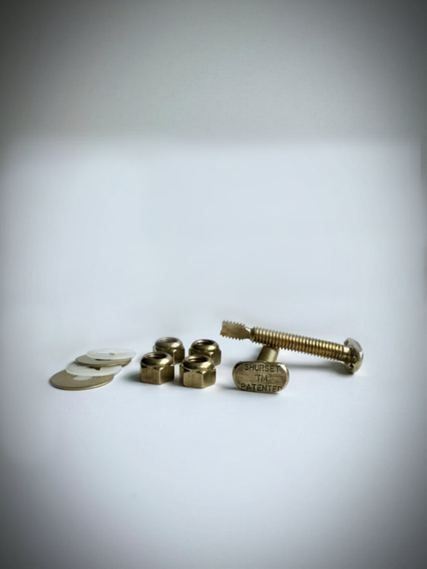 Set of 3 - The Advantage By Shurset 5/16" x 2-1/4" Double Nut Finish